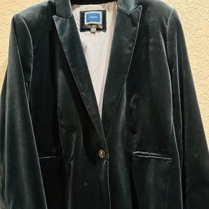 Never Worn, J.CREW Black 🖤 Velour Jacket